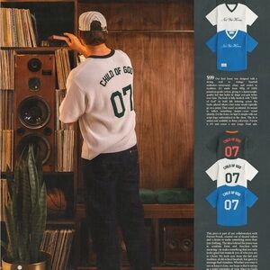 Green & White Athletic Jersey - Not Yet Home - Forrest Frank collab